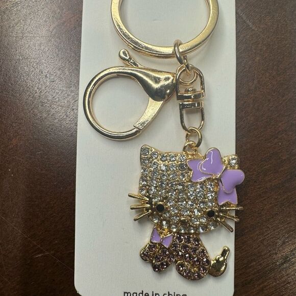 NWT Hello Kitty Double Bow Key Ring $10 Closet Minimum Purchase 6 Options - Picture 5 of 7